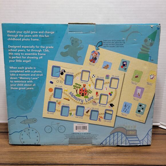 Memory Lane School Years Photo Frame - NEW IN BOX - Picture 2 of 7